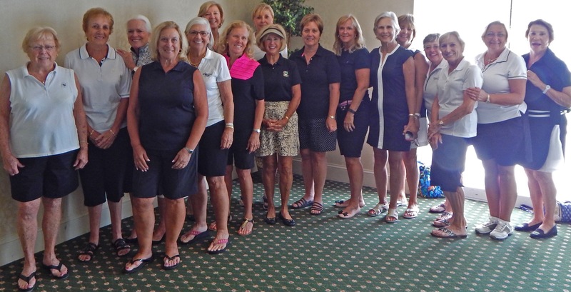 Rehoboth Beach Country Club Black Team participants celebrate their win in their June 24 charity fundraiser to support for Kody’s Kids programs for small children. Shown are (l-r) Barb Morgan, Jeannette Travis, Melissa Fitzgerald, Arlene Simms, Dee Moore, Barbara Bullock, Pauline Porter, Sheila Halfpenny, Carole Medd, Daisey Hudson, Cyndy Simeone, Eileen Clark, Sharon Emerson, Judy Holtzclaw, Carole Perry, Carol Burn and Jeannie Lindsay. SOURCE SUBMITTED